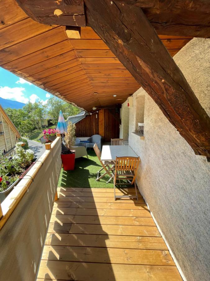 Le Refuge Veritable Cocon Avec Cheminee Les Orres Exterior foto